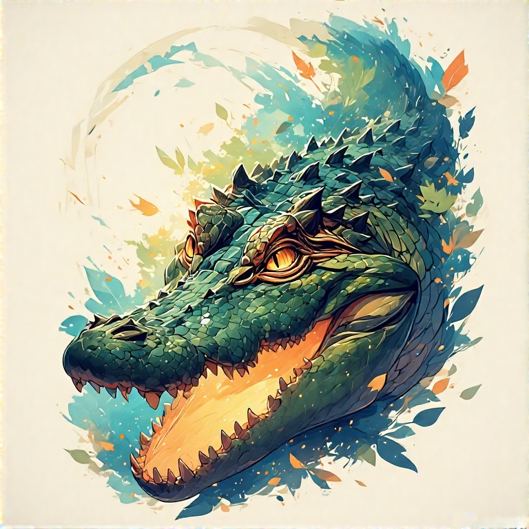 crocodile_Random_in_an_absolut