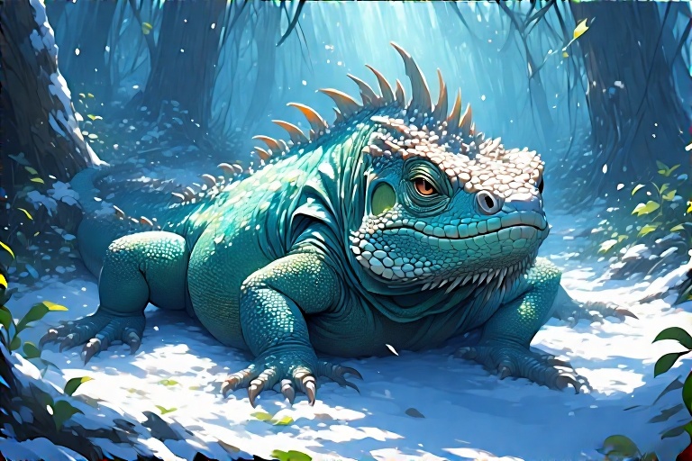 iguana_Random_nude_in_an_absol