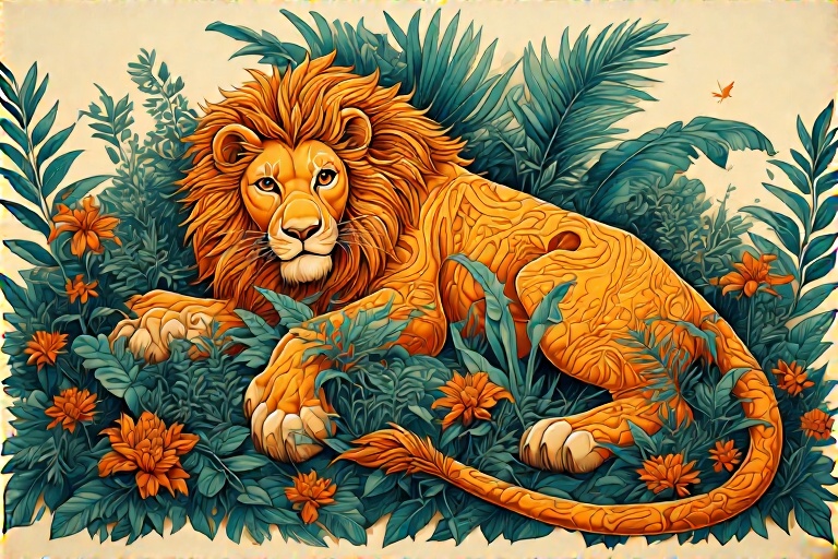 lion_Random_in_an_absolutely_b (12)