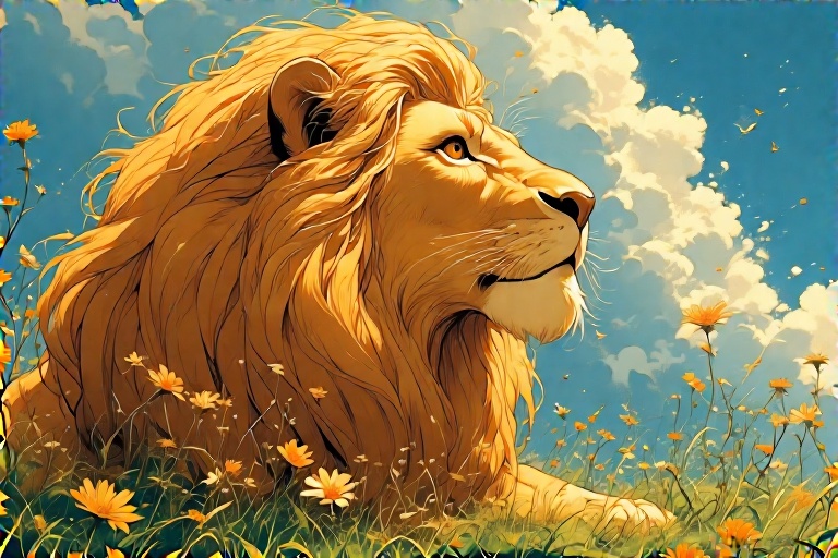 lion_Random_in_an_absolutely_b (4)
