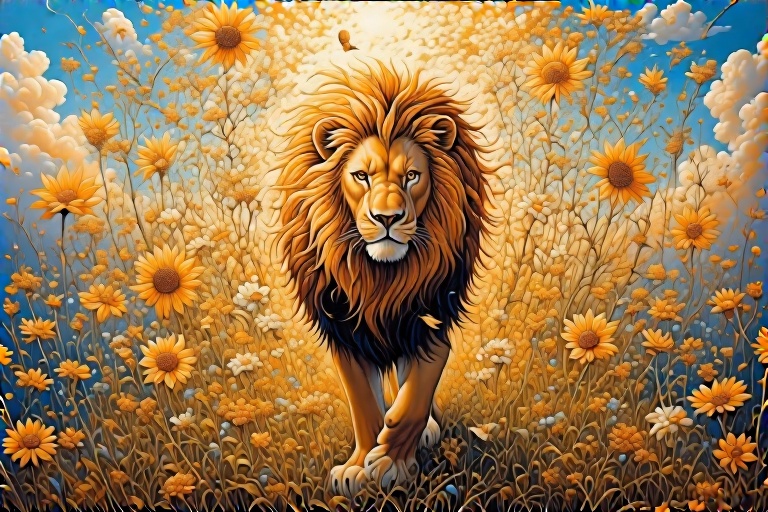 lion_Random_in_an_absolutely_b